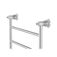 Lillian Round Heated Towel Rail Chrome